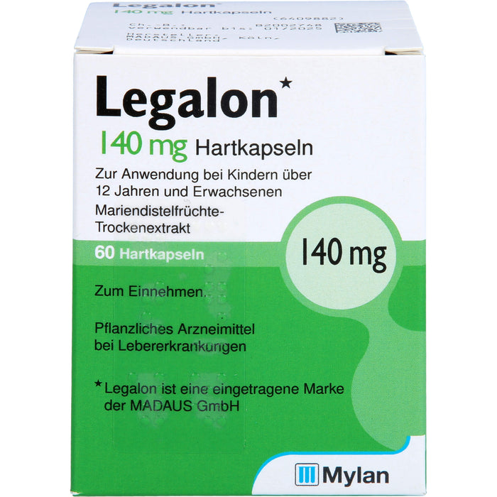 Legalon 140 mg Hartkapseln bei Lebererkrankungen, 60 pc Capsules