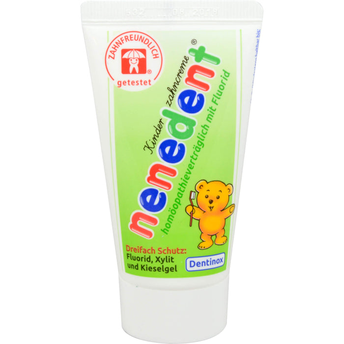 nenedent Kinderzahncre. homöopathievertr.m.Fluorid, 50 ml Toothpaste