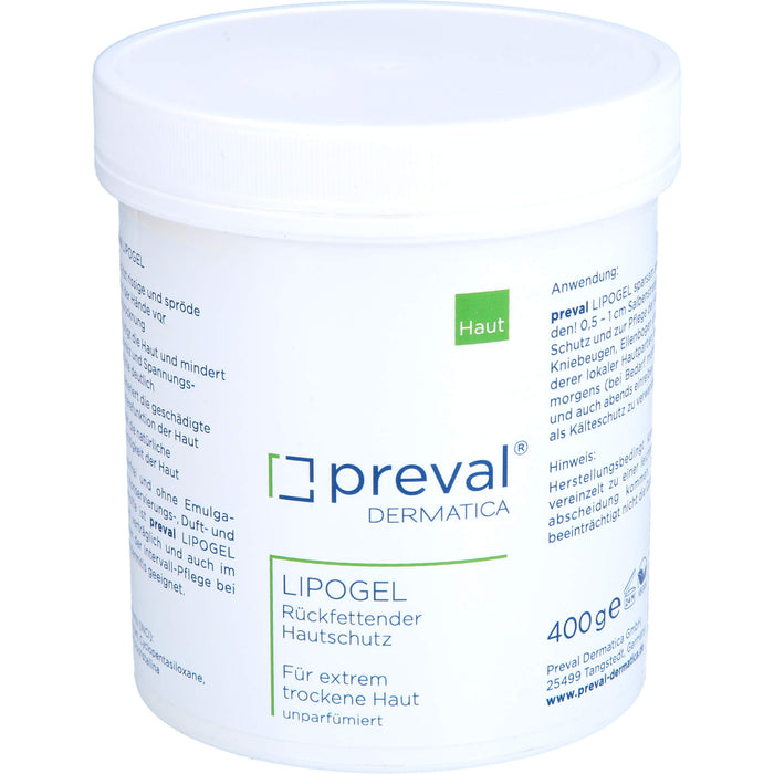 PREVAL LIPOGEL, 400 g Gel