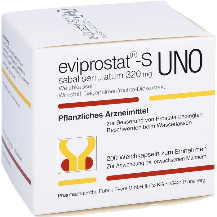 eviprostat-S sabal serrulatum 320 mg UNO; Weichkaps., 200 St KAP