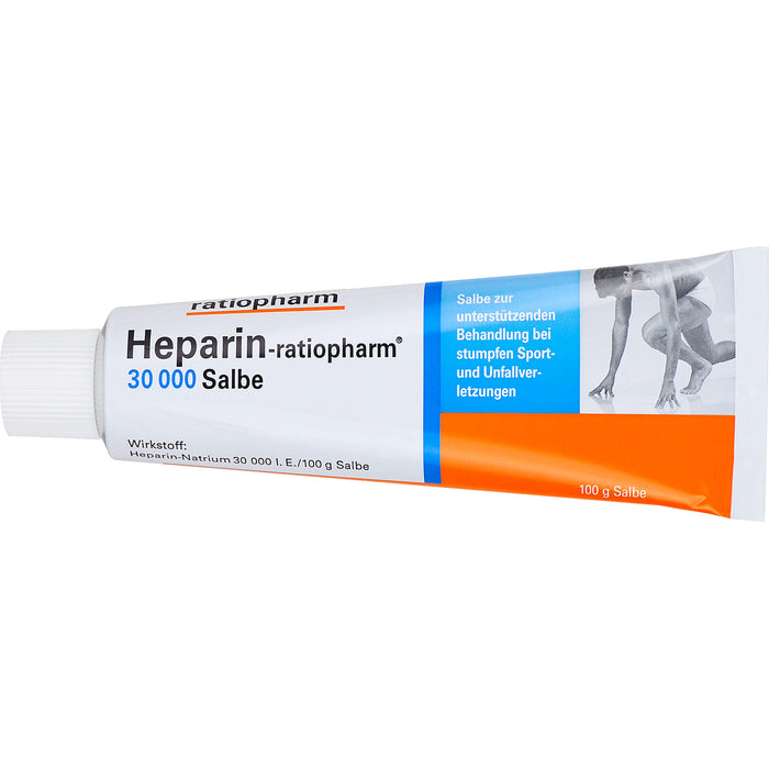 Heparin-ratiopharm 30 000 Salbe bei Prellungen, Zerrungen und Blutergüssen, 100 g Salbe