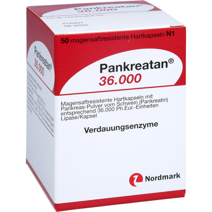 Pankreatan 36.000, Magensaftresistente Hartkapseln, 50 St HKM