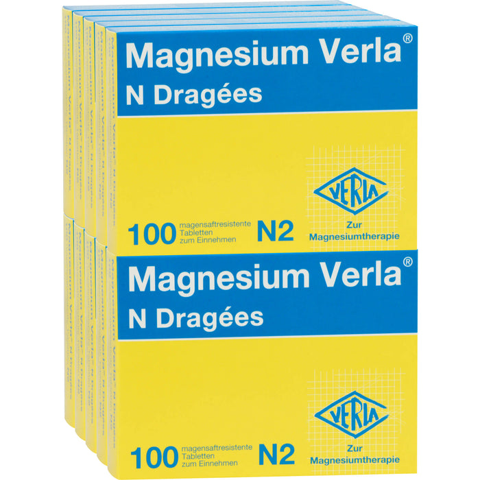 Magnesium Verla N Dragées bei Magnesiummangel, 1000 pcs. Tablets