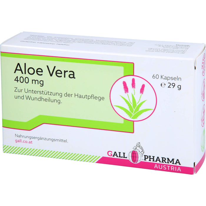 GALL PHARMA Aloe Vera 400 mg GPH Kapseln, 60 pc Capsules