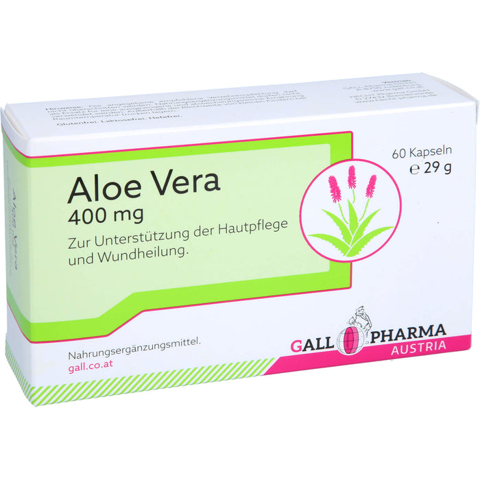 GALL PHARMA Aloe Vera 400 mg GPH Kapseln, 60 pcs. Capsules