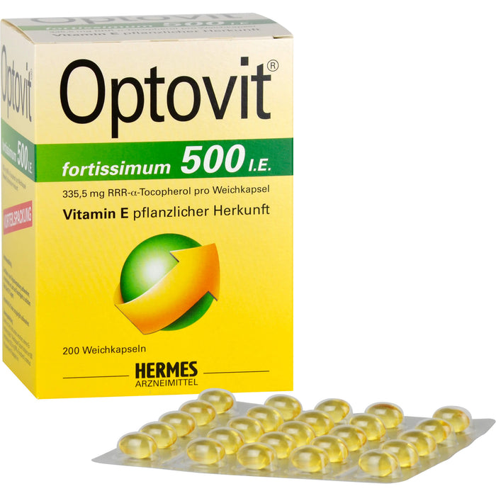 OptoVit fortissimum 500 I. E. Weichkapseln, 200 St. Kapseln