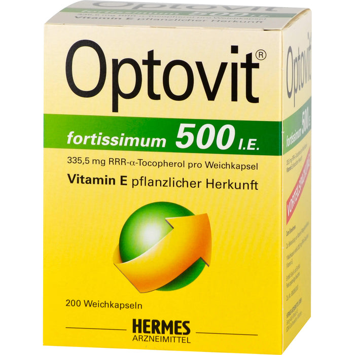 OptoVit fortissimum 500 I. E. Weichkapseln, 200 pcs. Capsules