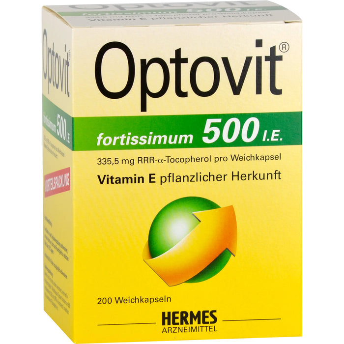 OptoVit fortissimum 500 I. E. Weichkapseln, 200 pcs. Capsules