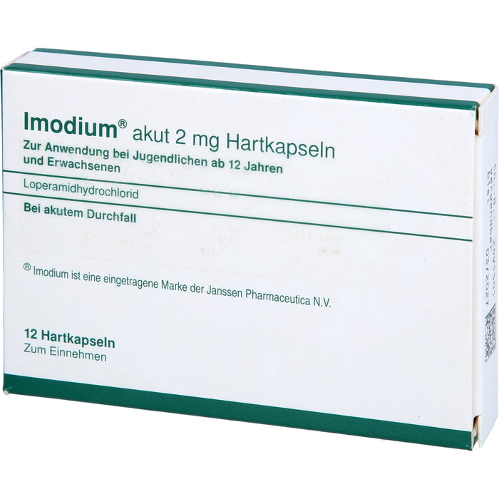 Imodium akut Kapseln Reimport Kohlpharma, 12 pcs. Capsules