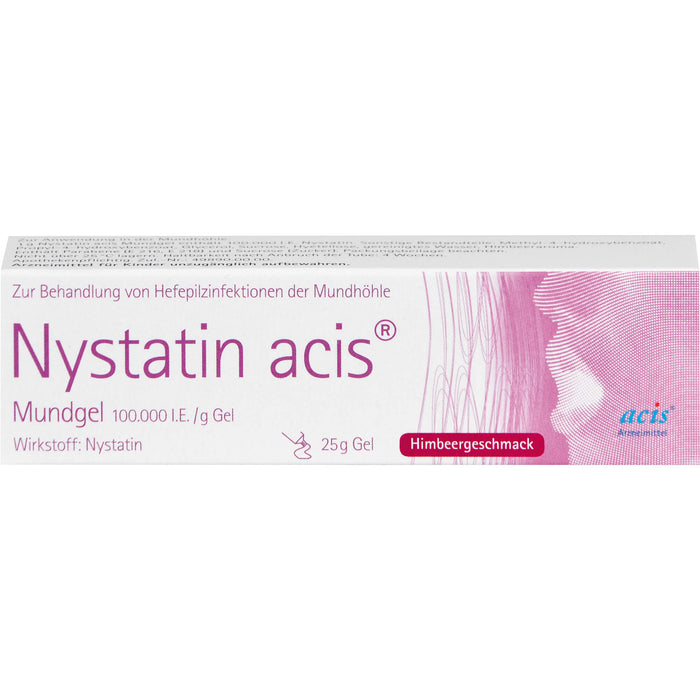 Nystatin acis Mundgel, 100.000 I.E./g Gel, 25 g Gel