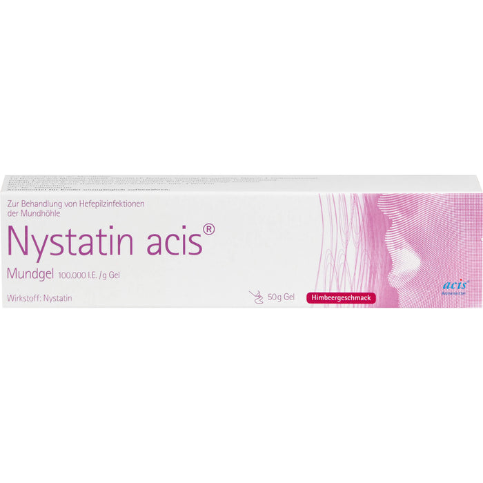 Nystatin acis Mundgel bei Hefepilzinfektionen der Mundhöhle, 50 g Gel