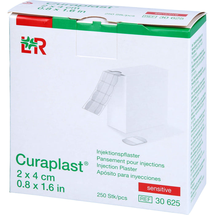 CURAPLAST INJEKTIONSPFLASTER SENSITIV 2X4CM, 250 St PFL