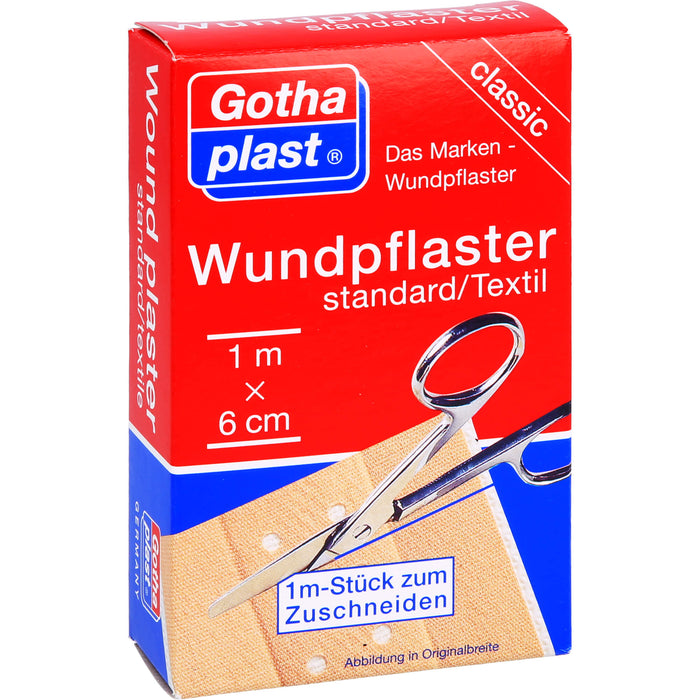 GOTHAPLAST WUNDPFLASTER STANDARD 1MX6CM AM STUECK, 1 St PFL