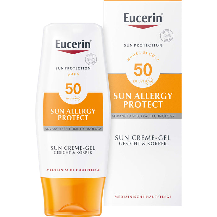 Eucerin Sun Protection Allergy Protect Sun Creme-Gel LSF 50, 150 ml Crème