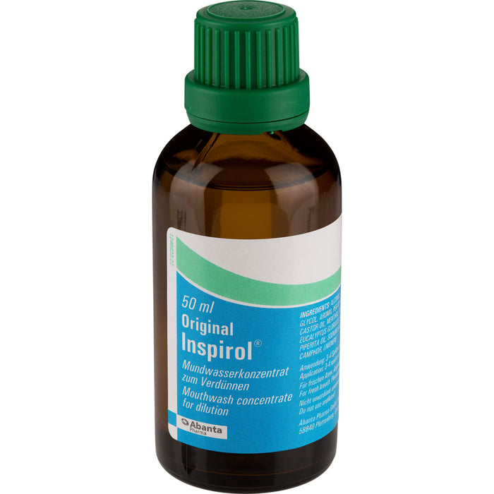 Inspirol Original Mundwasserkonzentrat zur natürlichen Pflege der Mundschleimhaut, 50 ml Solution