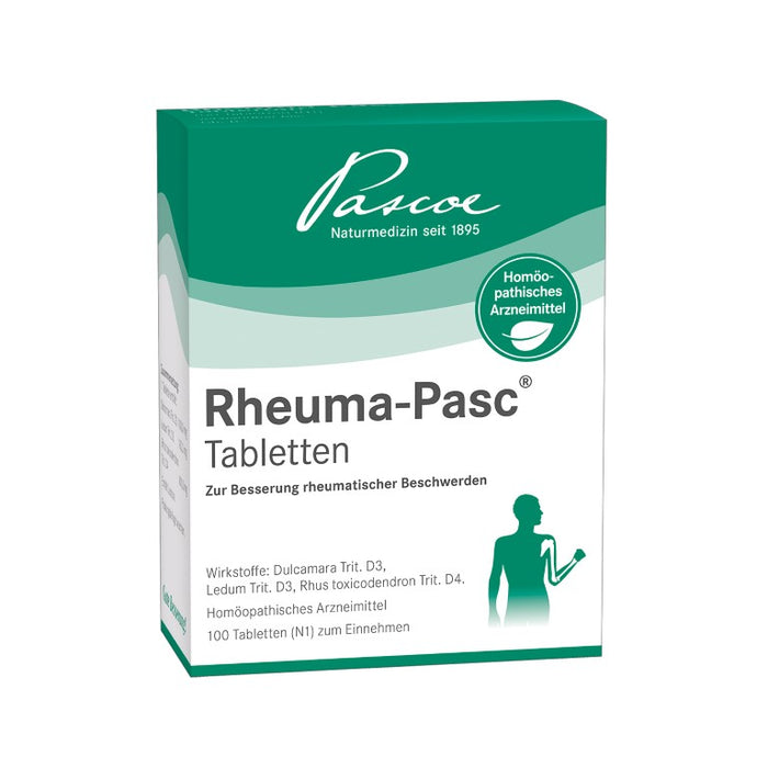 Rheuma-Pasc Tabletten bei rheumatischen Beschwerden, 100 pcs. Tablets