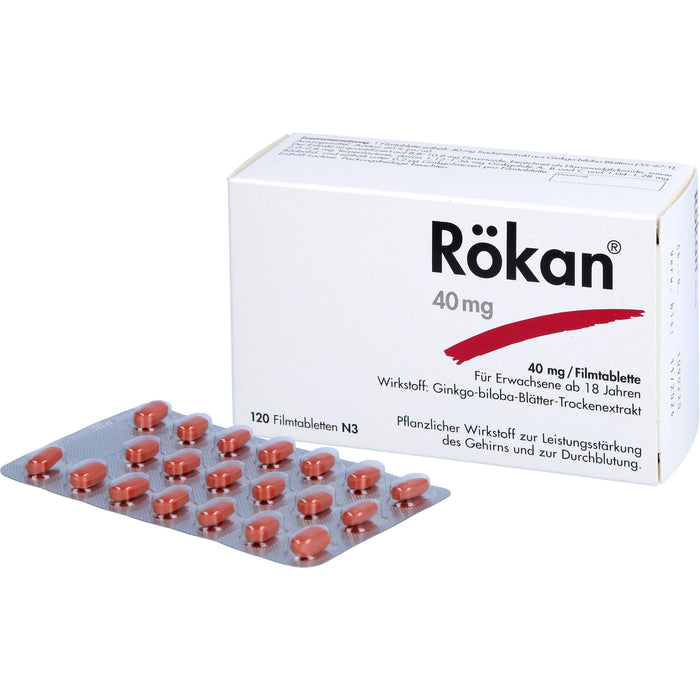 Rökan 40 mg, Filmtbl., 120 St FTA