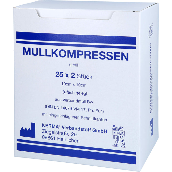 Mullkompr Bw 8f Ster 10x10, 25X2 St KOM