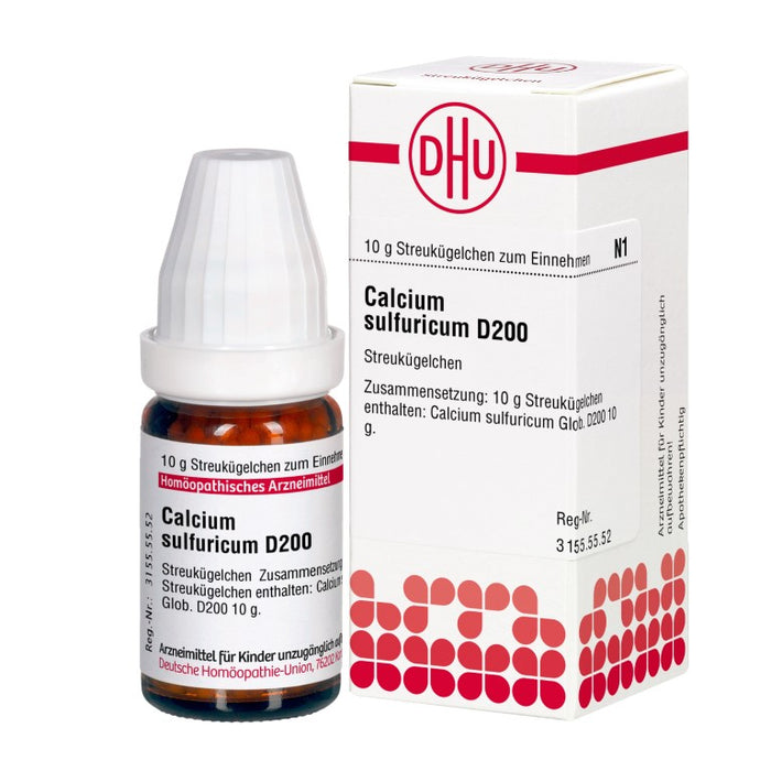 DHU Calcium sulfuricum D200 Streukügelchen, 10 g Globules