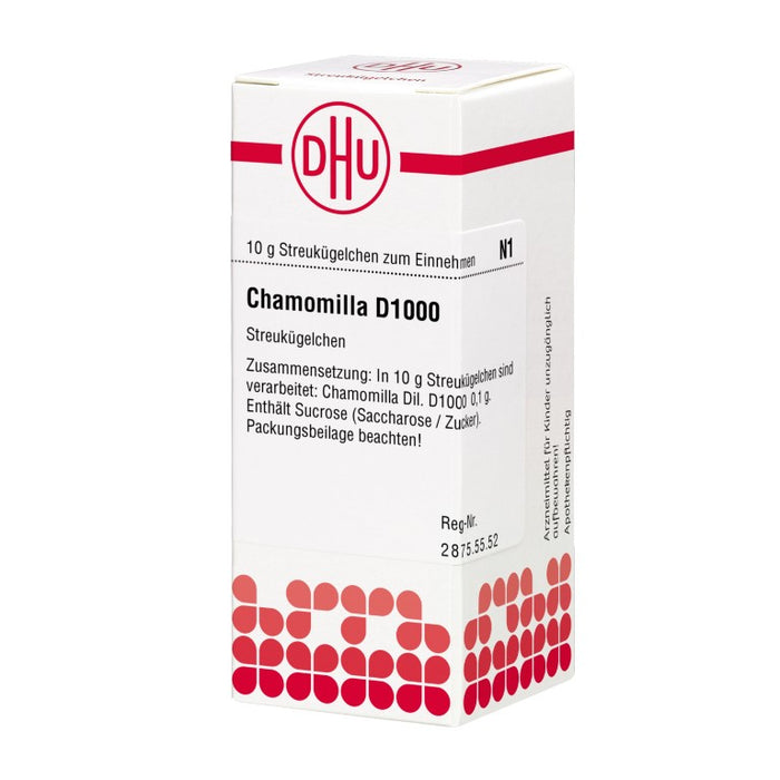 DHU Chamomilla D1000 Streukügelchen, 10 g Globuli