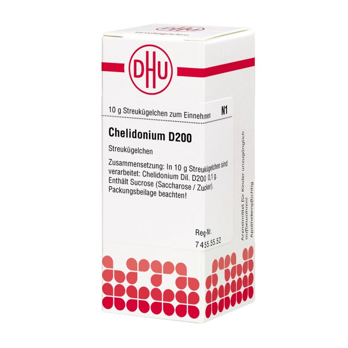 DHU Chelidonium D200 Streukügelchen, 10 g Globuli