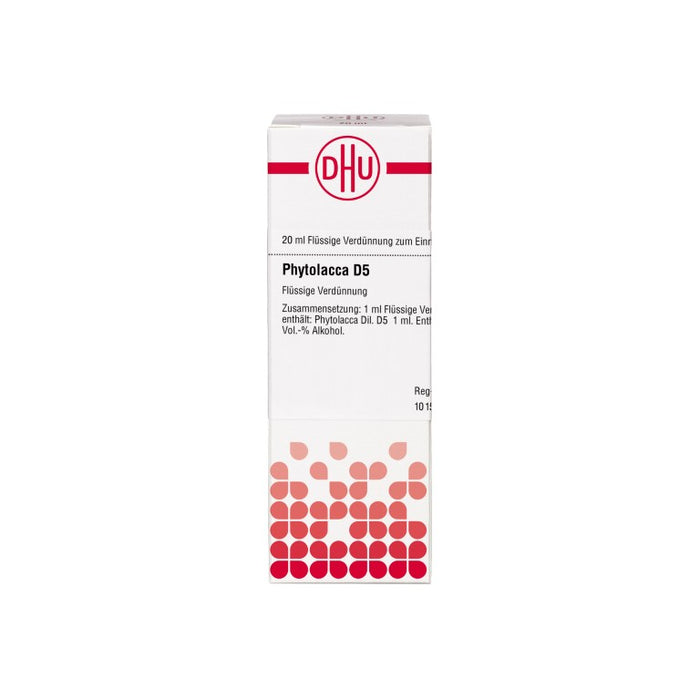 DHU Phytolacca D5 Dilution, 20 ml Lösung