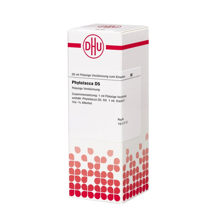 DHU Phytolacca D5 Dilution, 20 ml Lösung