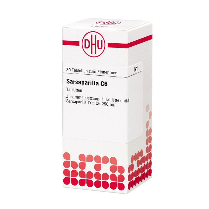 DHU Sarsaparilla C6 Tabletten, 80 St. Tabletten