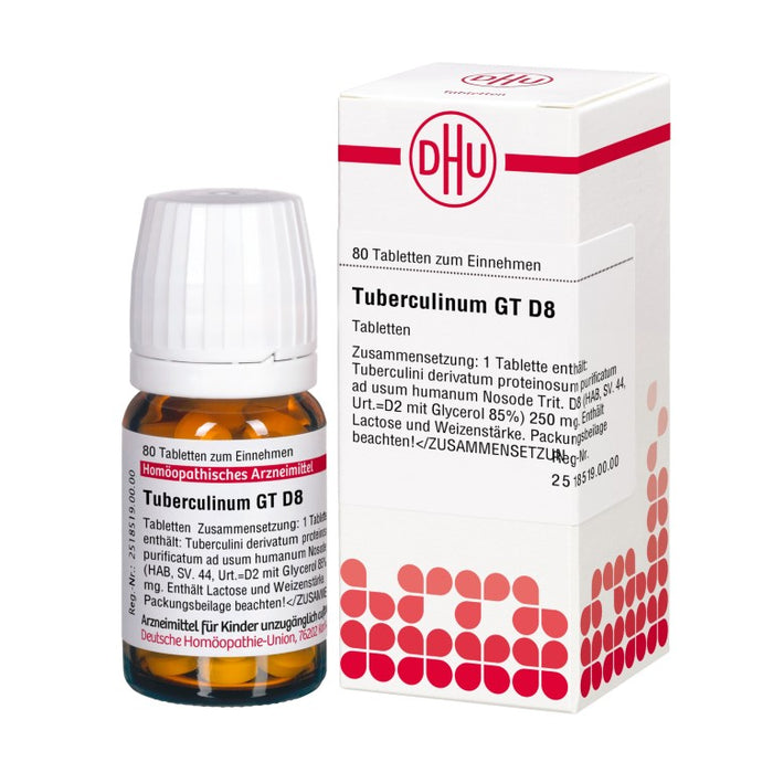 DHU Tuberculinum GT D8 Tabletten, 80 pcs. Tablets