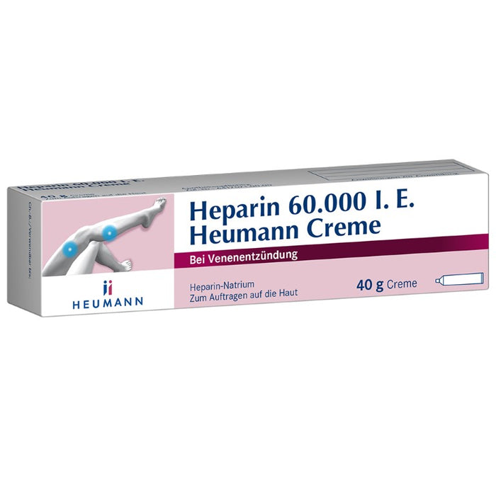 Heparin 60.000 I.E. Heumann Creme bei Venenentzündung, 40 g Creme