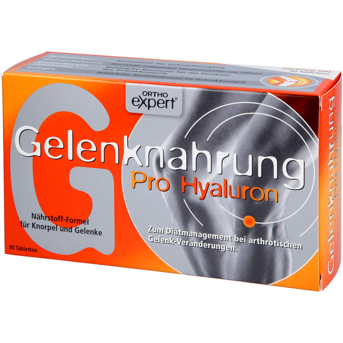 Orthoexpert Gelenknahrung Pro Hyaluron Tabletten für Knorpel und Gelenke, 90 pcs. Tablets