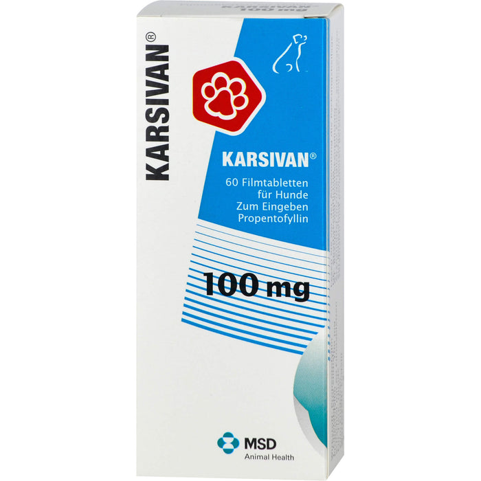 KARSIVAN 100 mg Filmtabletten für Hunde, 60 pc Tablettes