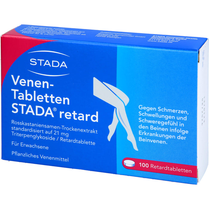 Venen-Tabletten STADA Retardtabletten, 100 pc Tablettes