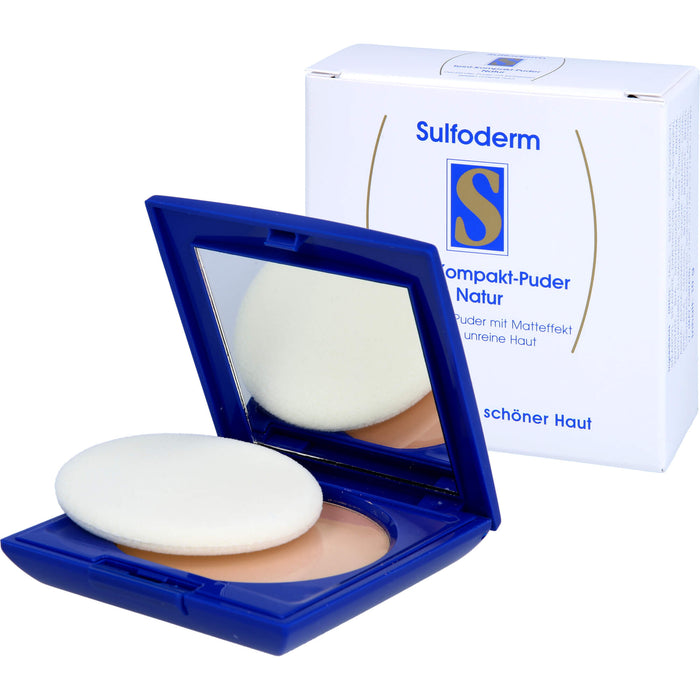 Sulfoderm S Teint-Kompakt-Puder Natur, 10 g Powder