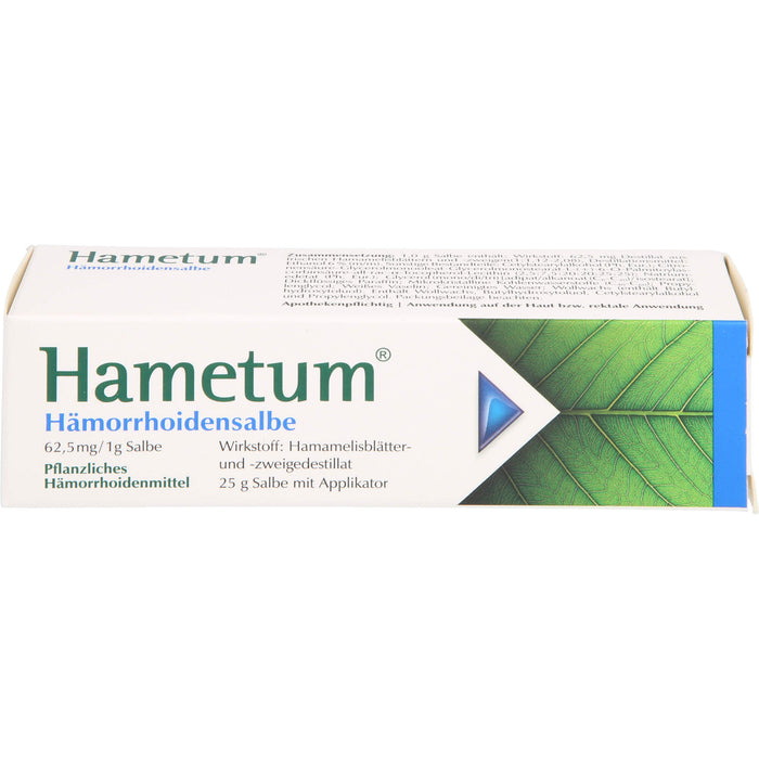 Hametum Hämorrhoidensalbe, 25 g Salbe