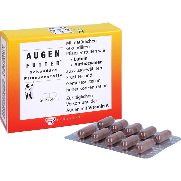 Augenfutter Sekundäre Pflanzenstoffe Kapseln, 20 pcs. Capsules