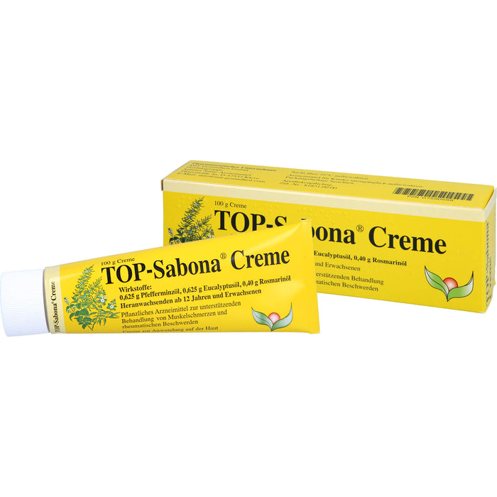 TOP Sabona Creme bei Muskelschmerzen und rheumatischen Beschwerden, 100 g Creme