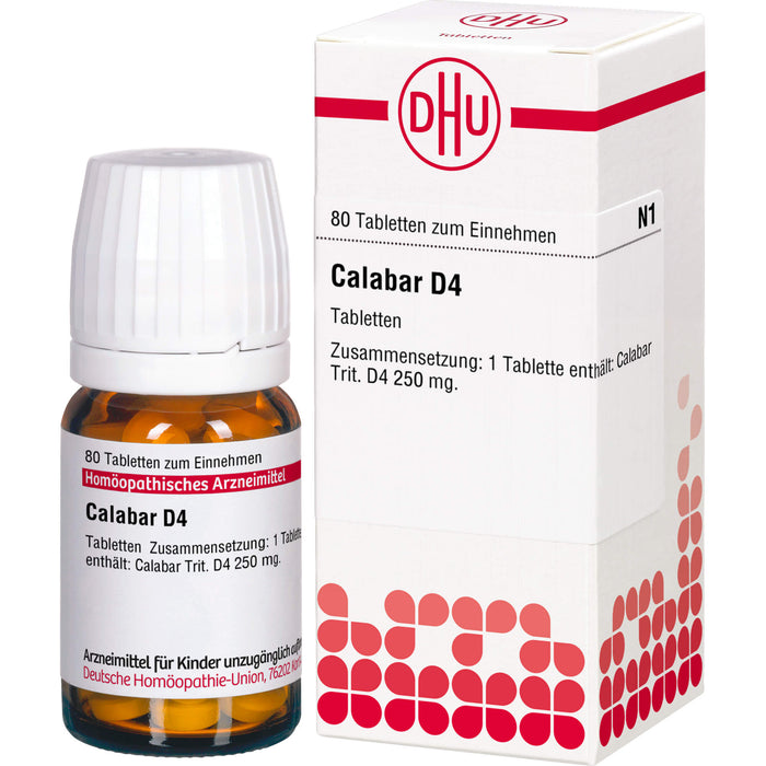 Calabar D4 DHU Tabletten, 80 St. Tabletten