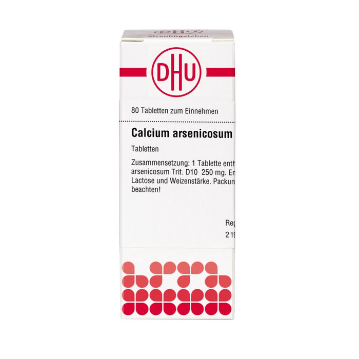 DHU Calcium arsenicosum D10 Tabletten, 80 St. Tabletten