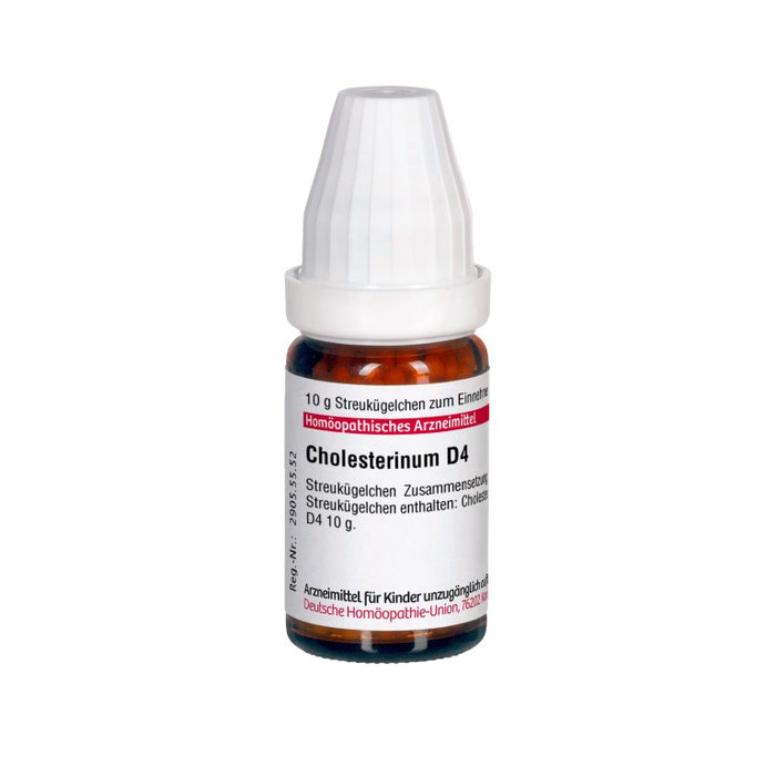 DHU Cholesterinum D 4 Streukügelchen, 10 g Globules