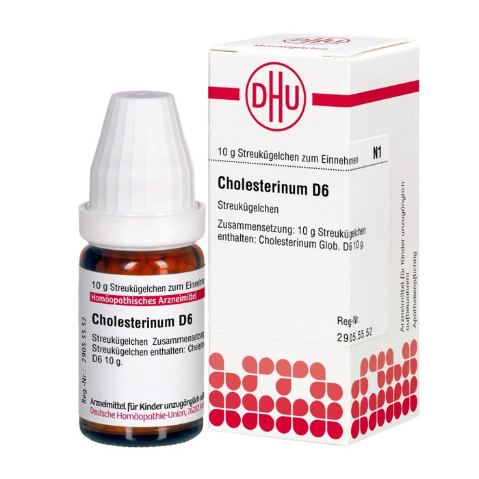 DHU Cholesterinum D6 Streukügelchen, 10 g Globules