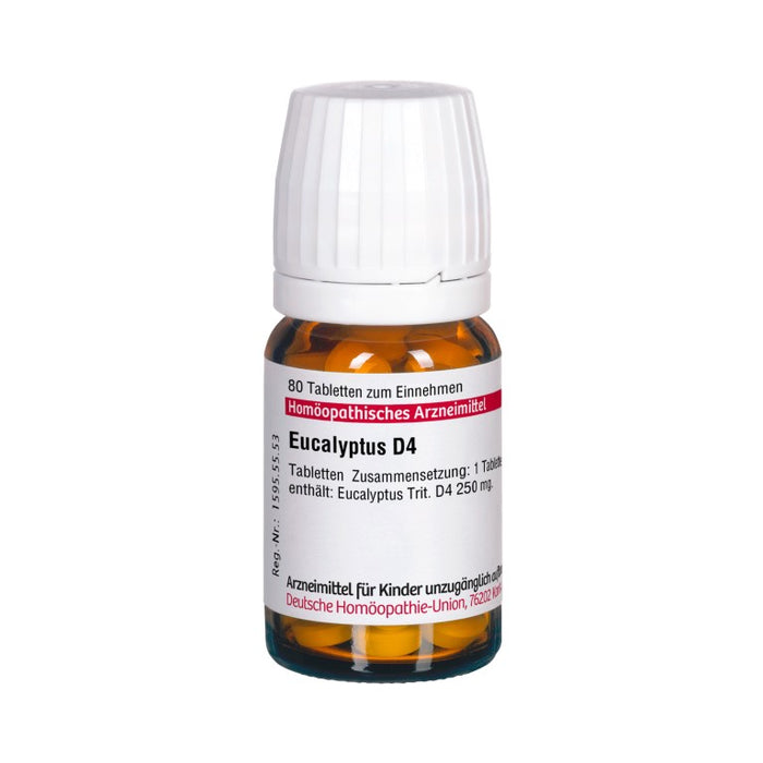 Eucalyptus D4 DHU Tabletten, 80 St. Tabletten