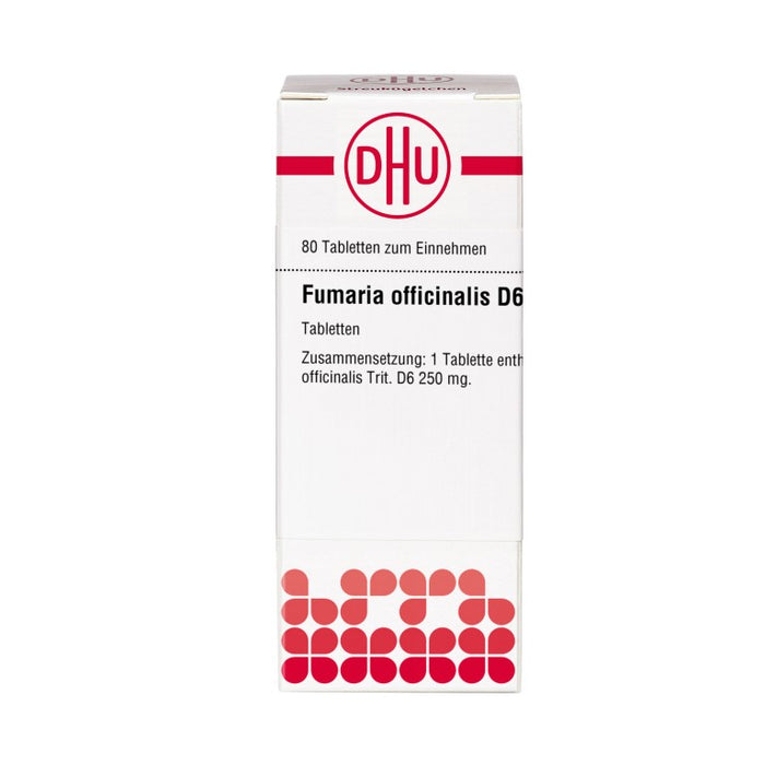 DHU Fumaria officinalis D6 Tabletten, 80 pc Tablettes