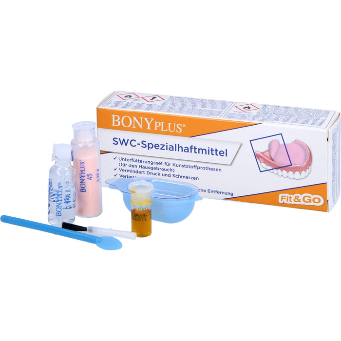 BONYplus SWC SPEZIAL ZAHNPROTHESENHAFTMITTEL SET, 1 pcs. Set