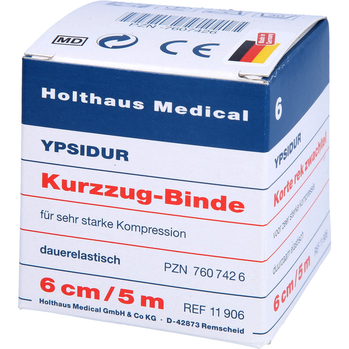 Kurzzugbinde YPSIDUR 6cmx5m, 1 St BIN