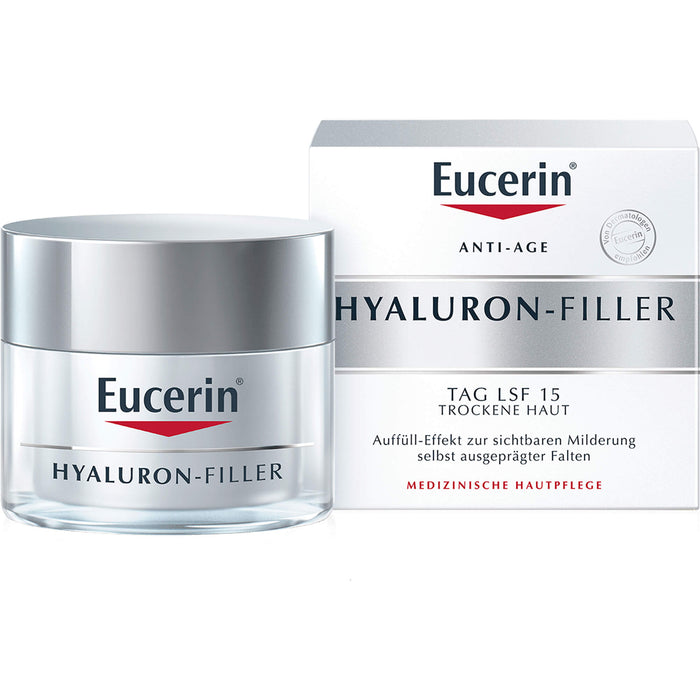 Eucerin Hyaluron-Filler Tagespflege für trockene Haut, 50 ml Crème