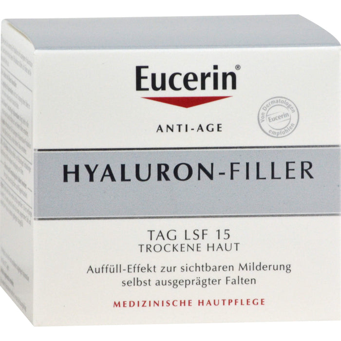 Eucerin Hyaluron-Filler Tagespflege für trockene Haut, 50 ml Crème