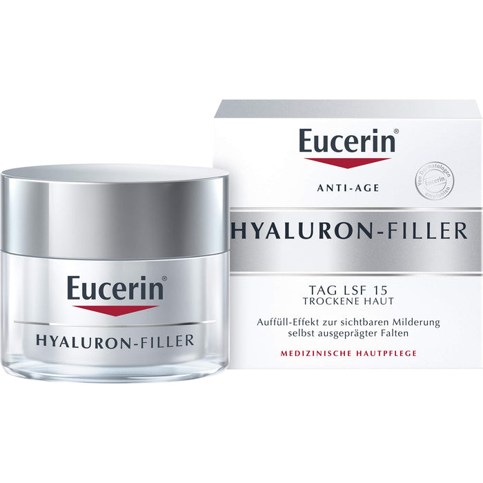 Eucerin Hyaluron-Filler Tagespflege für trockene Haut, 50 ml Creme