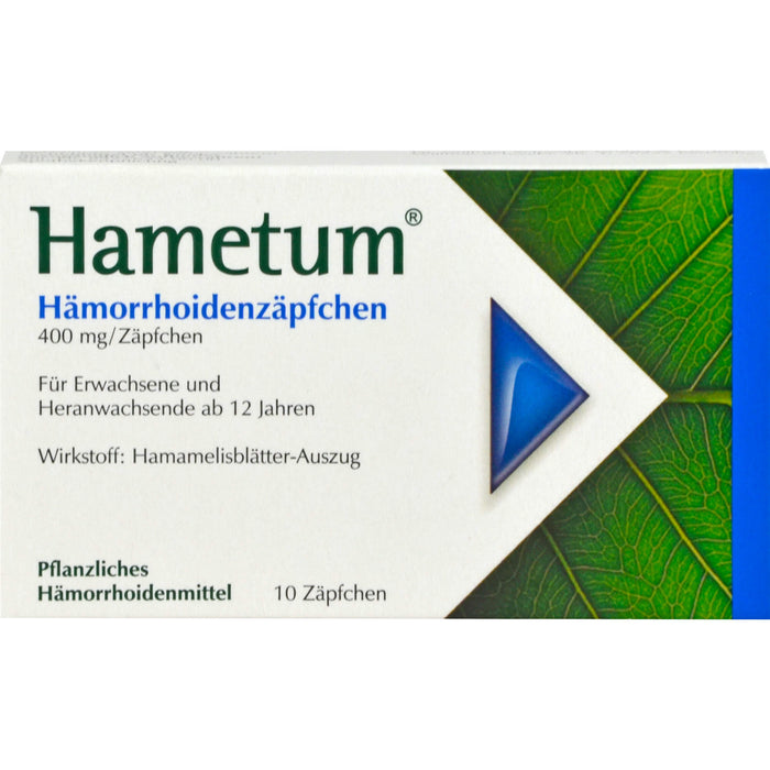 Hametum Hämorrhoidenzäpfchen, 10 pc Suppositoires