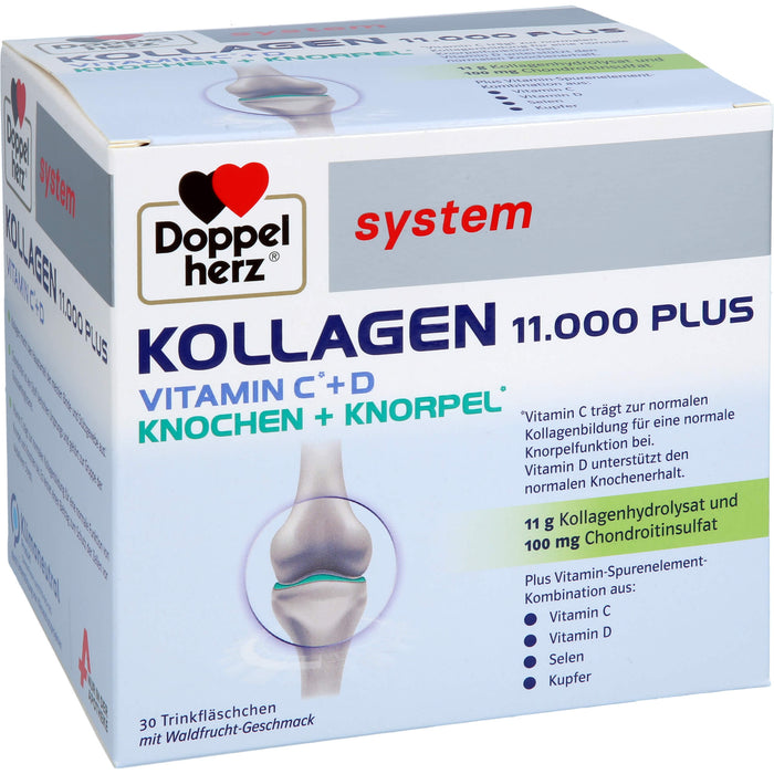 Doppelherz system Kollagen 11.000 plus Trinkfläschchen, 30 pcs. Ampoules